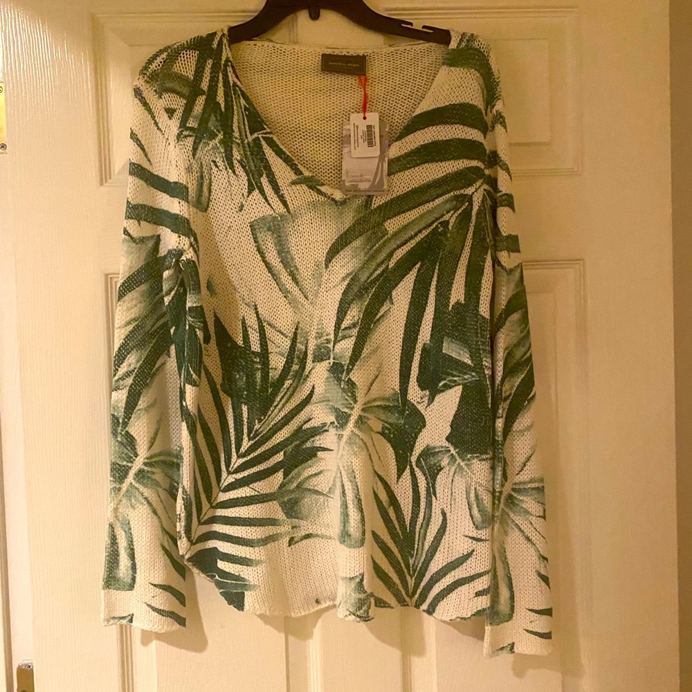 Wooden Ships Knits light weight palm sweater